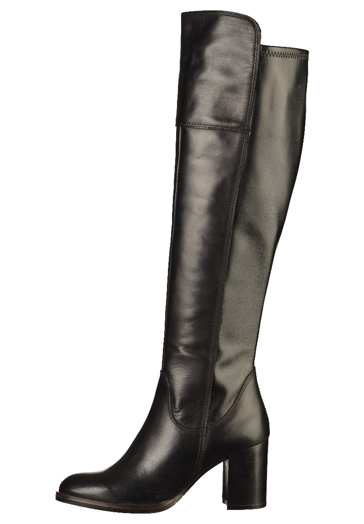 Tamaris Stiefel Leder Schwarz - surf4shoes