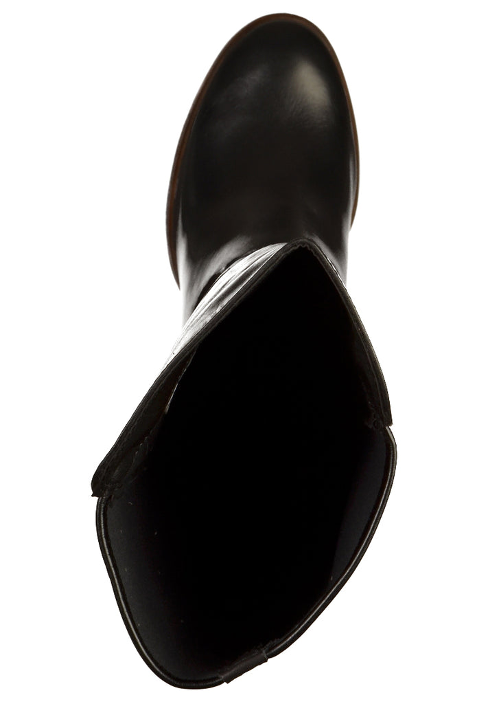 Tamaris Stiefel Leder Schwarz - surf4shoes