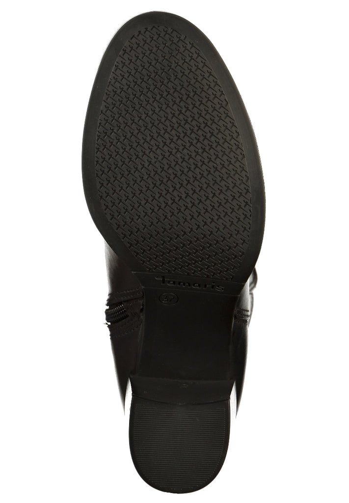 Tamaris Stiefel Leder Schwarz - surf4shoes