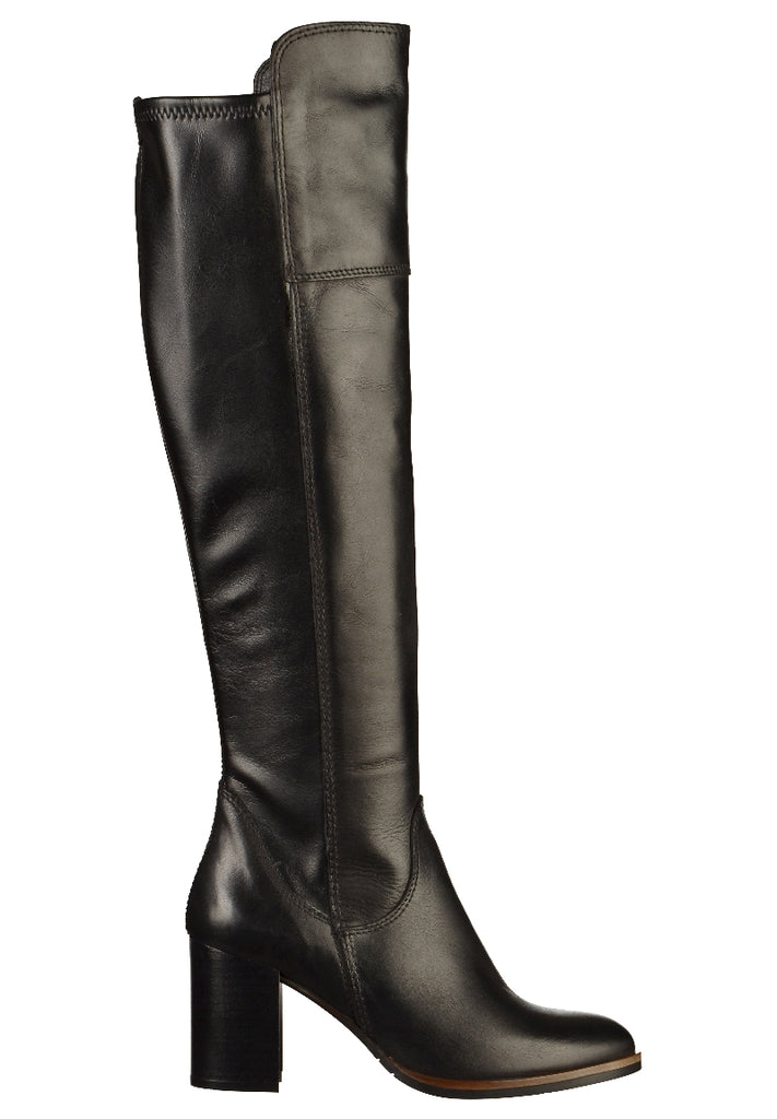 Tamaris Stiefel Leder Schwarz - surf4shoes