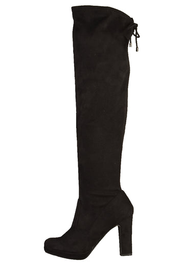 Tamaris Stiefel Lederimitat Schwarz - surf4shoes