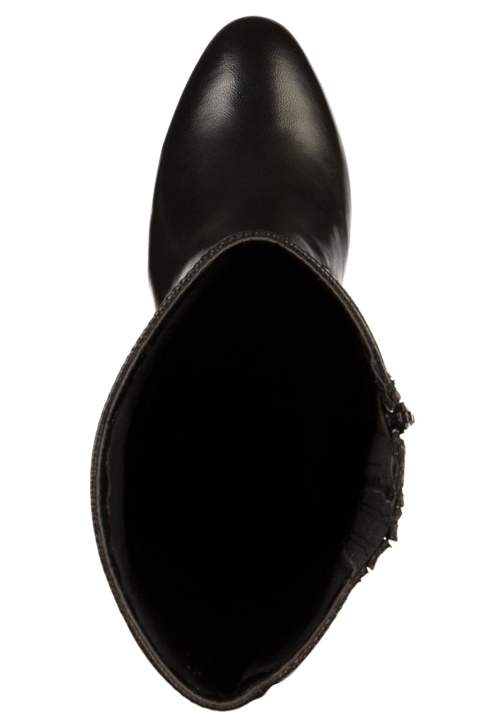 Tamaris Stiefel Leder Schwarz - surf4shoes