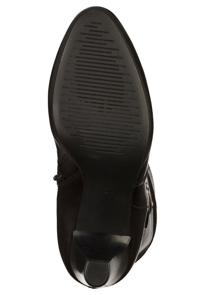 Tamaris Stiefel Leder Schwarz - surf4shoes