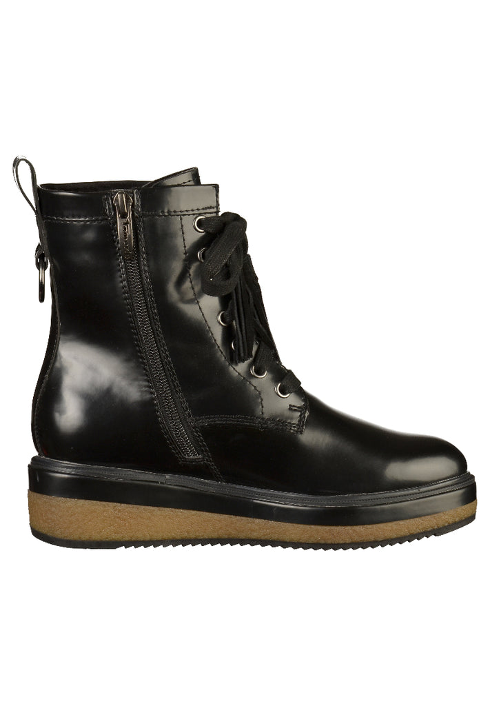 Tamaris Stiefelette Lederimitat Schwarz - surf4shoes