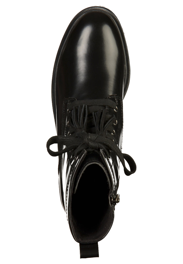 Tamaris Stiefelette Lederimitat Schwarz - surf4shoes