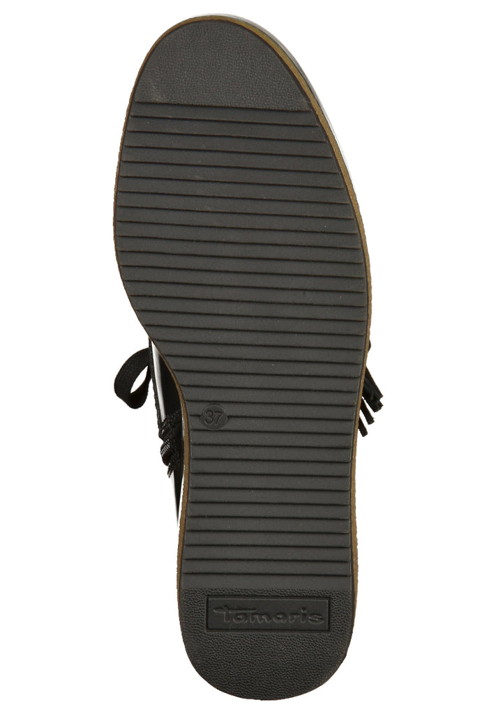 Tamaris Stiefelette Lederimitat Schwarz - surf4shoes
