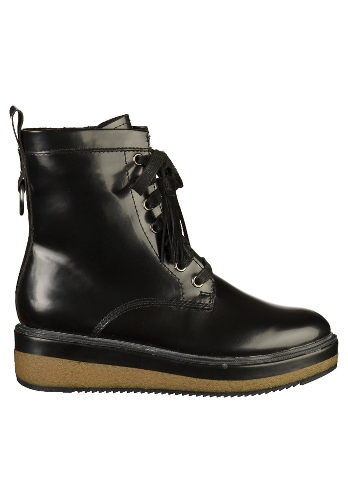Tamaris Stiefelette Lederimitat Schwarz - surf4shoes