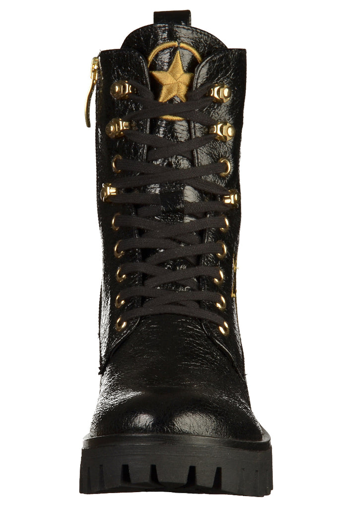 Tamaris Stiefelette Lederimitat Schwarz - surf4shoes