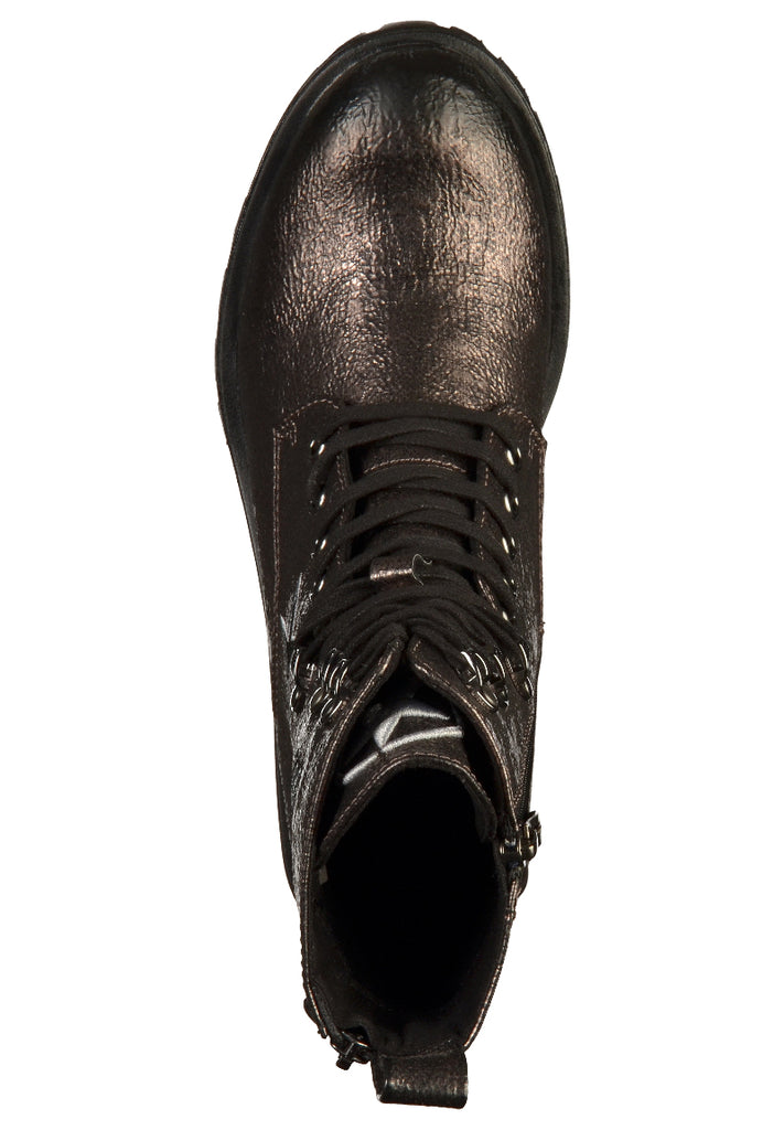 Tamaris Stiefelette Lederimitat Pewter - surf4shoes