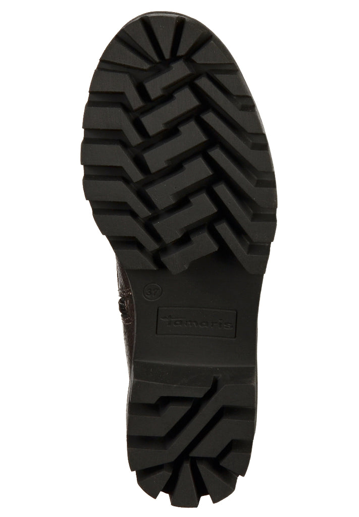 Tamaris Stiefelette Lederimitat Pewter - surf4shoes