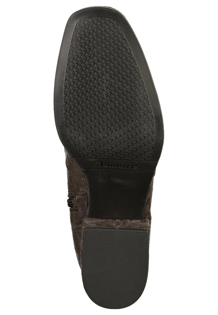 Tamaris Stiefelette Leder Anthrazit/Gold - surf4shoes