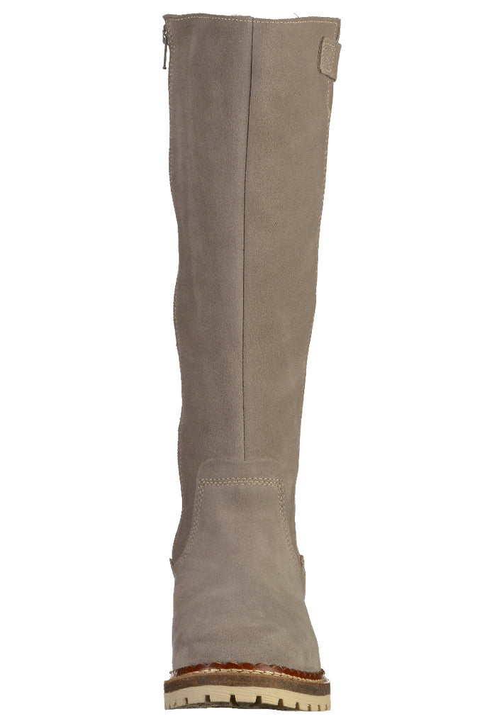 Tamaris Stiefel Veloursleder Grau - surf4shoes