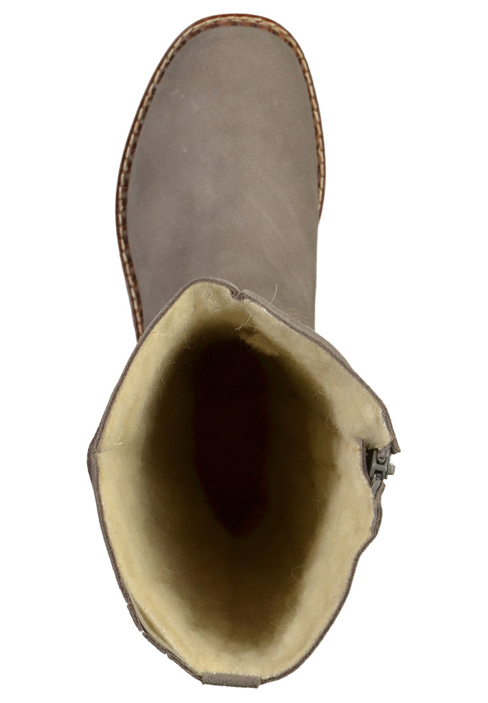 Tamaris Stiefel Veloursleder Grau - surf4shoes