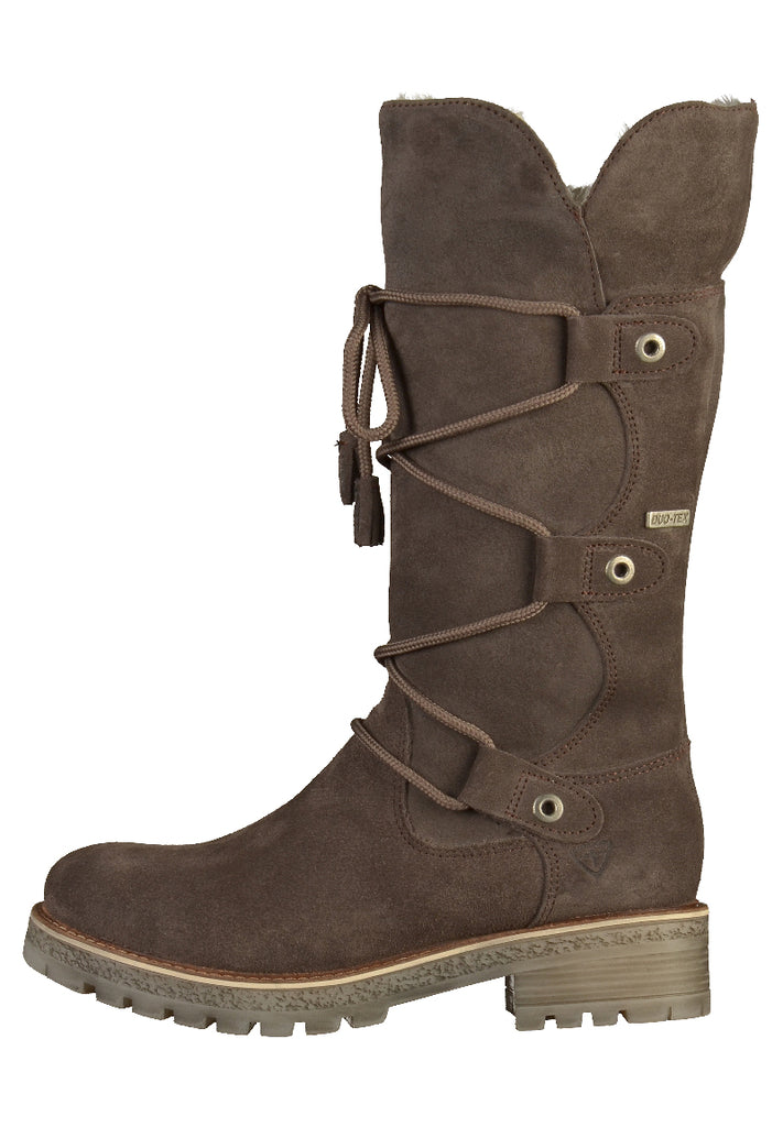 Tamaris Stiefel Leder Braun - surf4shoes