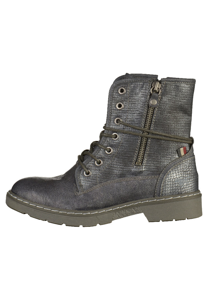Mustang Stiefelette Lederimitat Navy - surf4shoes