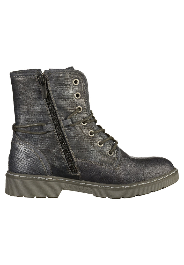 Mustang Stiefelette Lederimitat Navy - surf4shoes