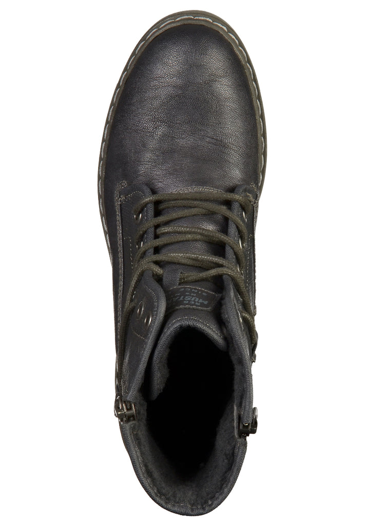 Mustang Stiefelette Lederimitat Navy - surf4shoes