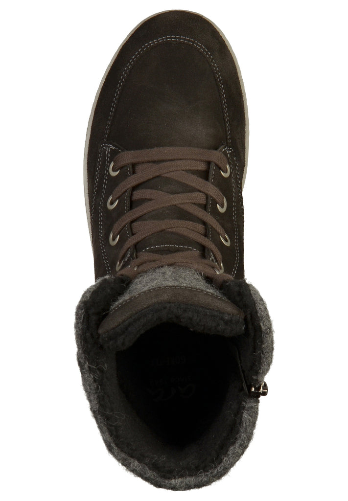 ara Stiefelette Veloursleder Braun/Grau - surf4shoes