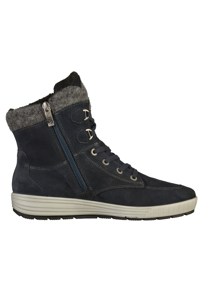 ara Stiefelette Veloursleder Ozean - surf4shoes