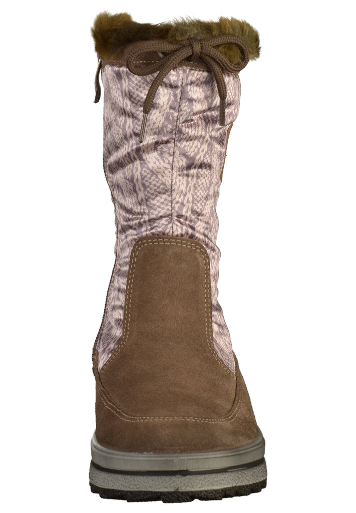 ara Stiefelette Veloursleder Braun - surf4shoes