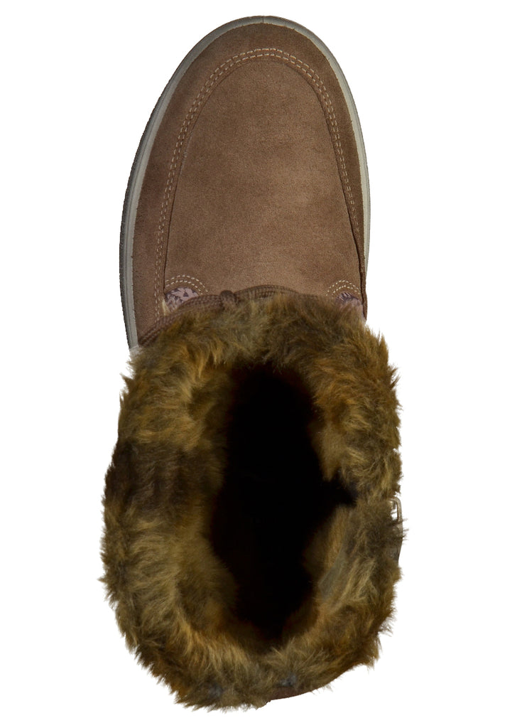 ara Stiefelette Veloursleder Braun - surf4shoes