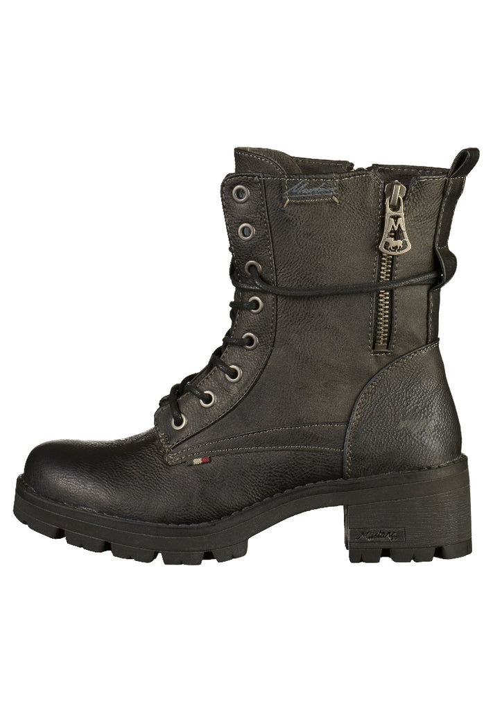 Mustang Stiefelette Lederimitat Navy - surf4shoes
