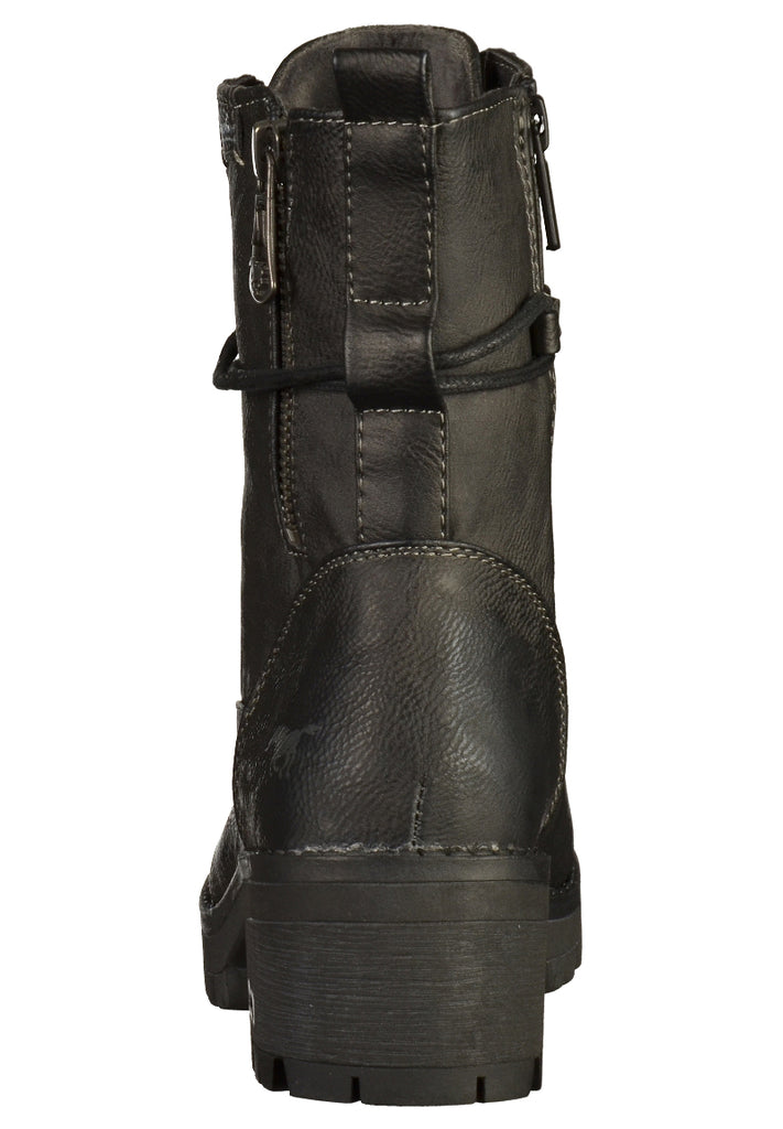 Mustang Stiefelette Lederimitat Navy - surf4shoes