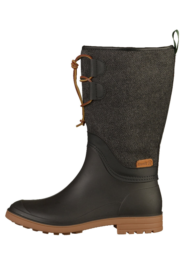 Kamik Stiefel Gummi Schwarz - surf4shoes