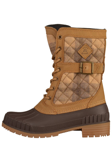 Kamik Stiefel Lederimitat Braun - surf4shoes