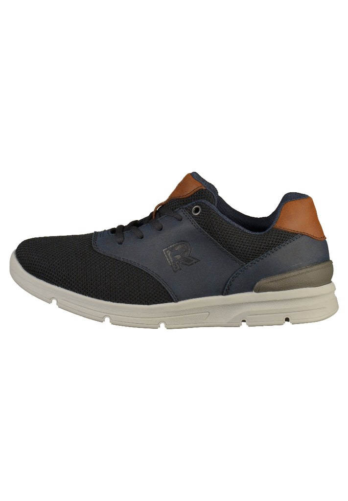 Rieker Sneaker Lederimitat Schwarz - surf4shoes