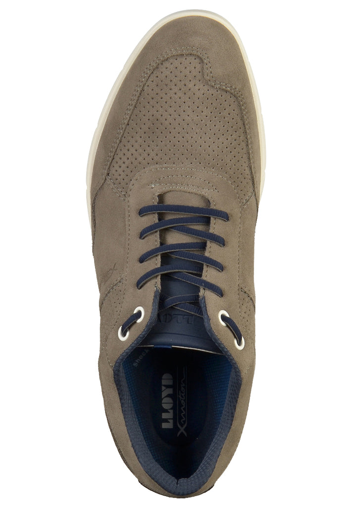 Lloyd Halbschuhe Leder Grau/Blau - surf4shoes