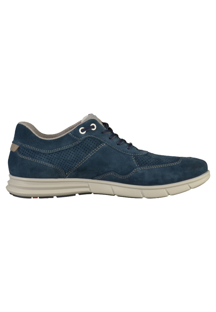 Lloyd Halbschuhe Leder Blau/Grau - surf4shoes