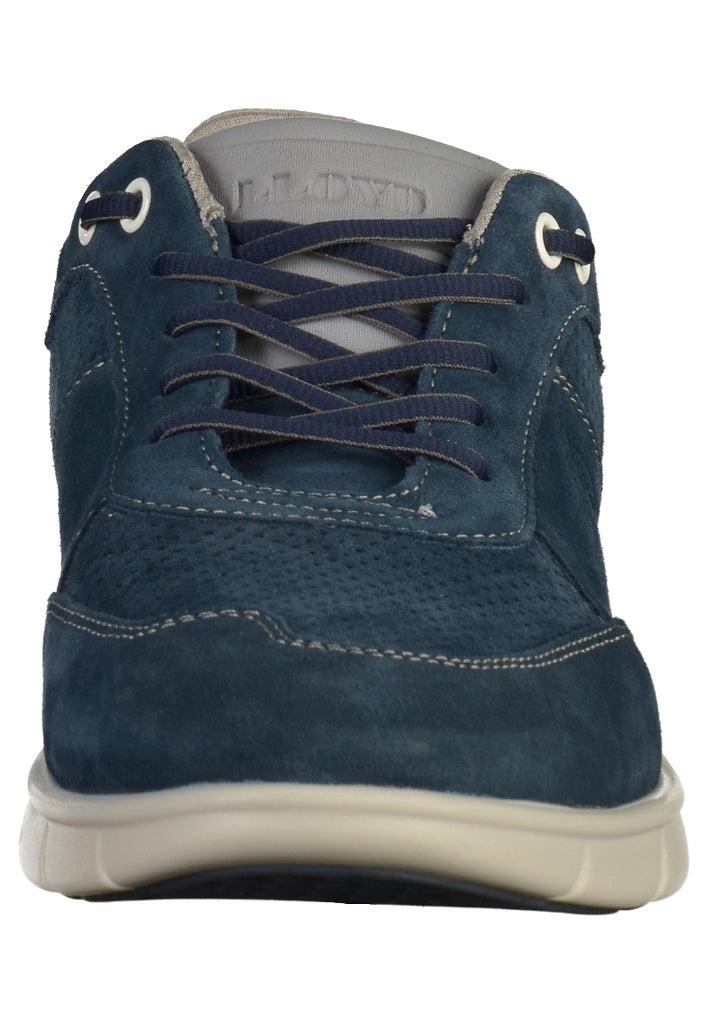 Lloyd Halbschuhe Leder Blau/Grau - surf4shoes