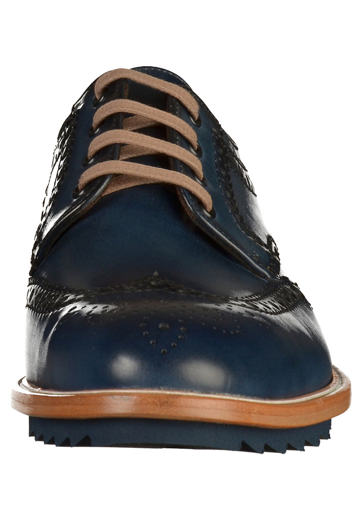 Lloyd Halbschuhe Leder Blau - surf4shoes