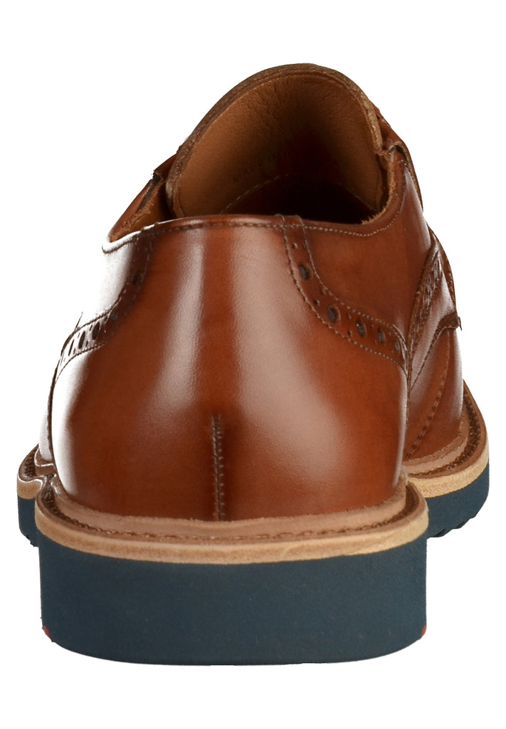Lloyd Halbschuhe Leder Cognac - surf4shoes