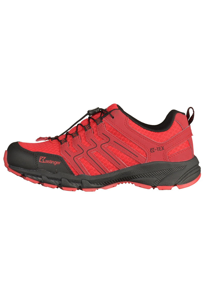 Kastinger Wanderschuhe Lederimitat/Mesh Rot/Schwarz - surf4shoes