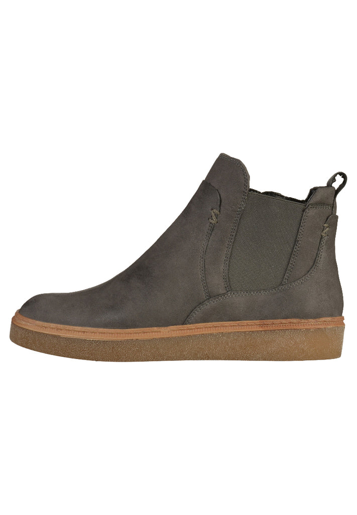 Jenny Stiefelette Lederimitat Graphit - surf4shoes