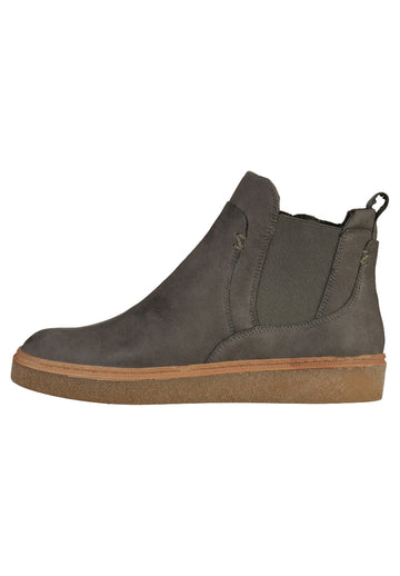 Jenny Stiefelette Lederimitat Graphit - surf4shoes