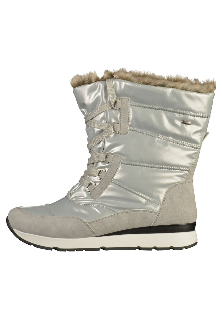 Jenny Stiefel Lederimitat Silber - surf4shoes