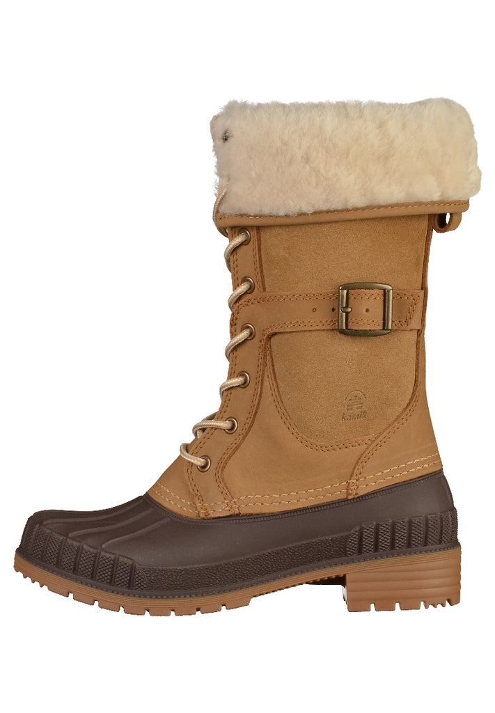 Kamik Stiefel Leder Braun - surf4shoes