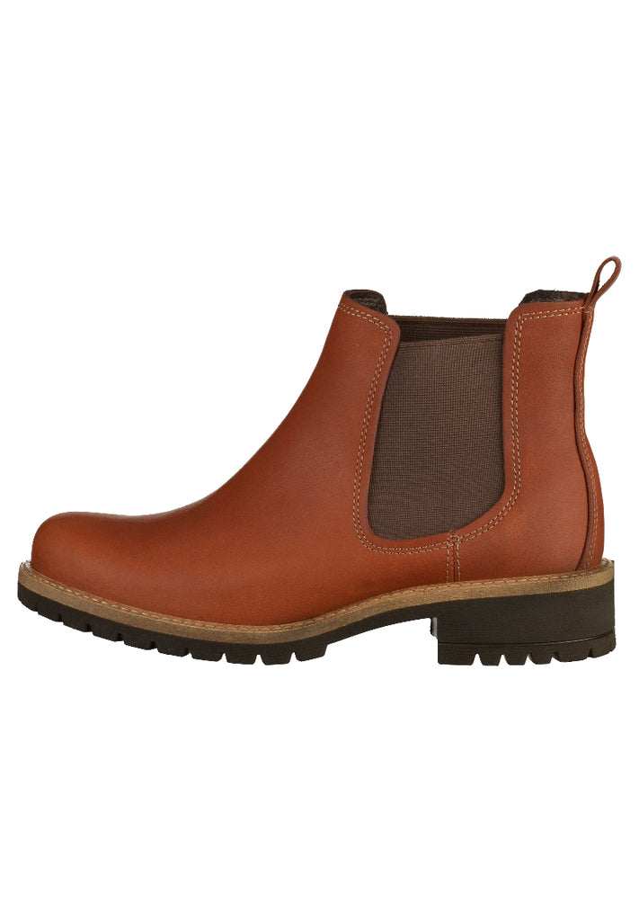ecco Stiefelette Leder Cognac - surf4shoes