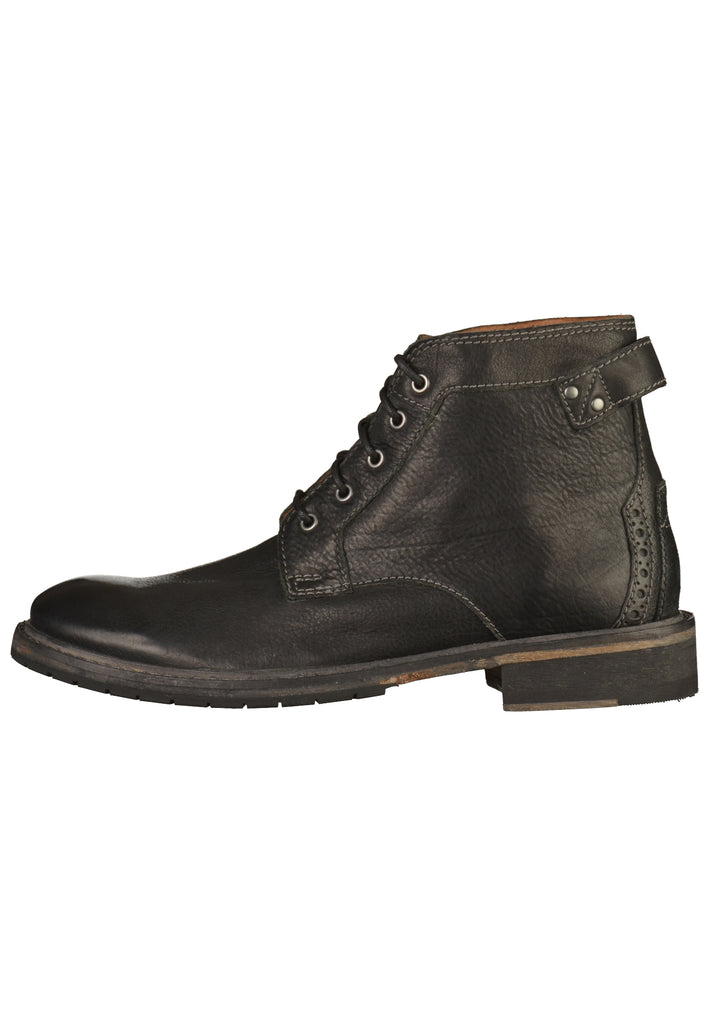 Clarks Stiefelette Leder Schwarz - surf4shoes