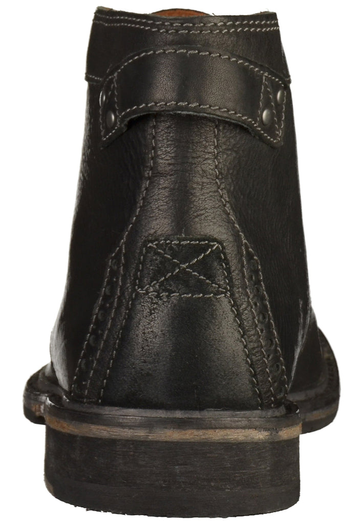 Clarks Stiefelette Leder Schwarz - surf4shoes