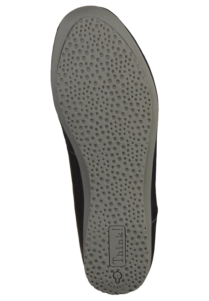 Think! Ballerinas Leder Navy - surf4shoes