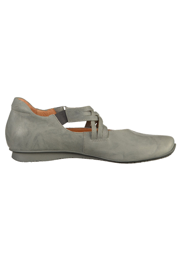Think! Ballerinas Leder Grau - surf4shoes