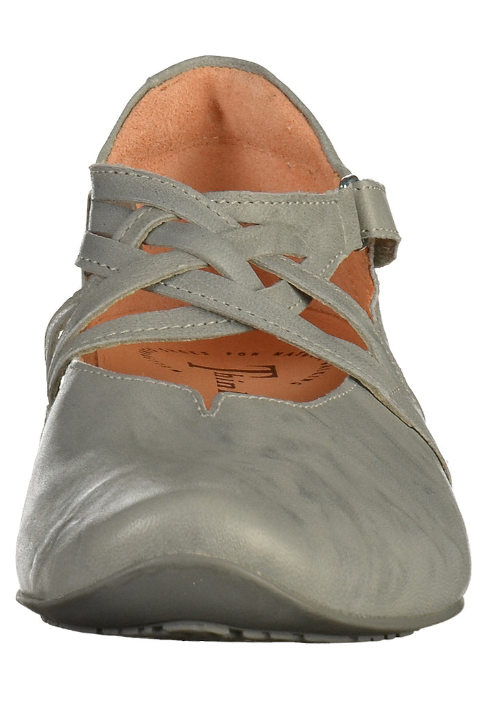 Think! Ballerinas Leder Grau - surf4shoes