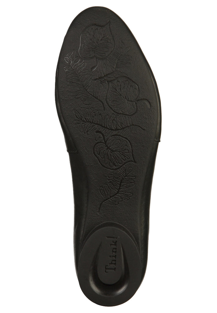 Think! Halbschuhe Leder Schwarz - surf4shoes