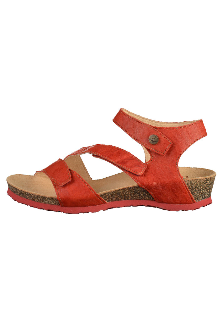 Think! Sandalen Leder Rot - surf4shoes