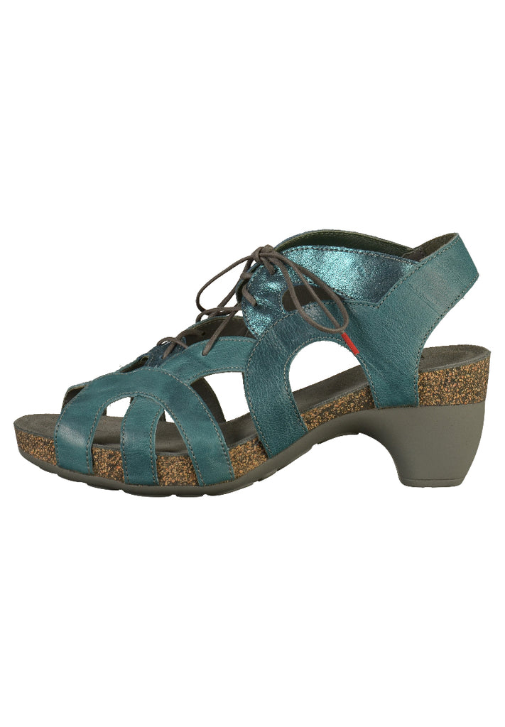 Think! Sandalen Leder Türkis - surf4shoes