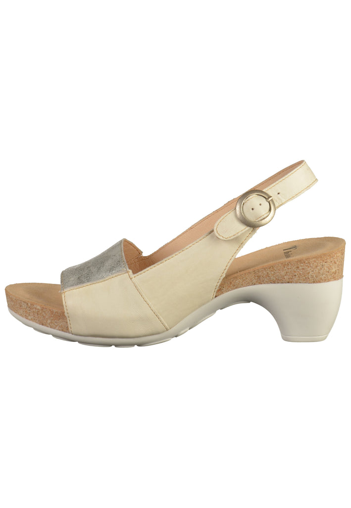 Think! Sandalen Leder Weiß - surf4shoes